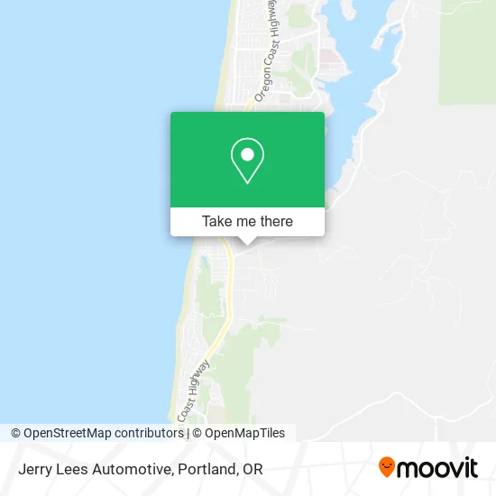 Jerry Lees Automotive map
