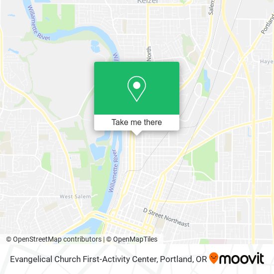 Mapa de Evangelical Church First-Activity Center