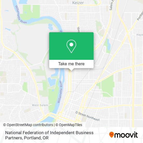 Mapa de National Federation of Independent Business Partners