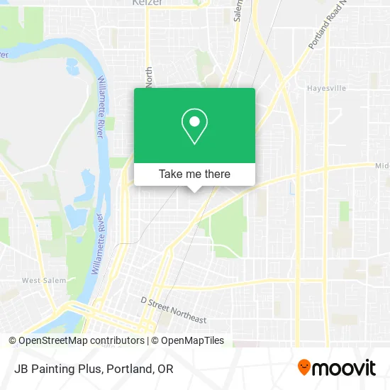 JB Painting Plus map