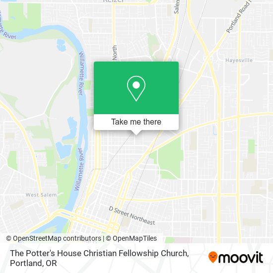Mapa de The Potter's House Christian Fellowship Church