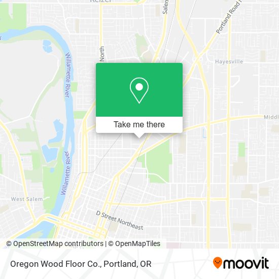 Mapa de Oregon Wood Floor Co.