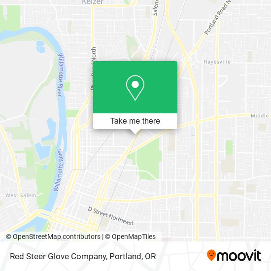 Mapa de Red Steer Glove Company