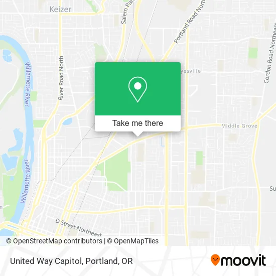 United Way Capitol map