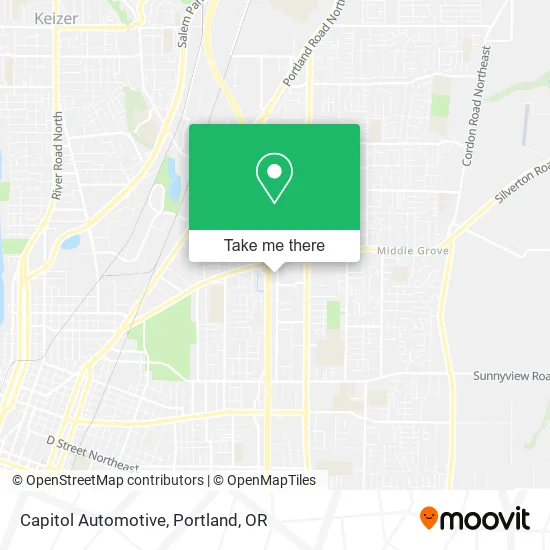Capitol Automotive map