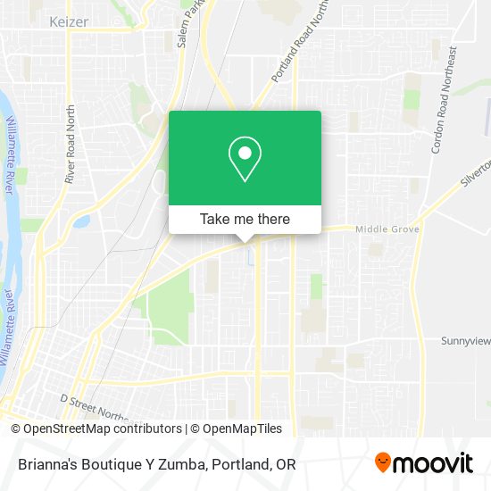 Brianna's Boutique Y Zumba map
