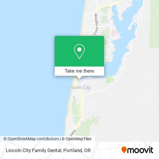 Mapa de Lincoln City Family Dental