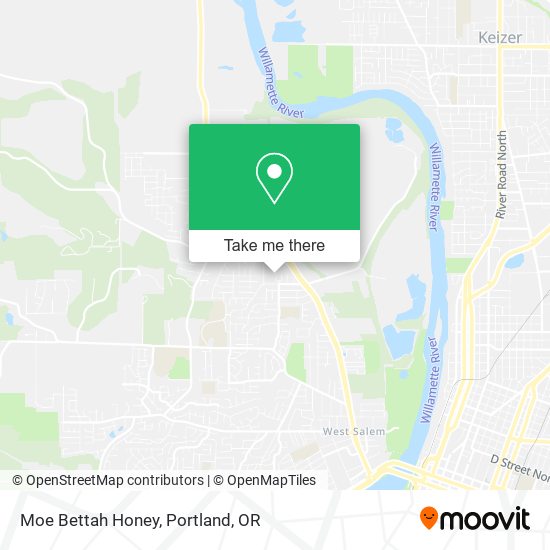 Moe Bettah Honey map