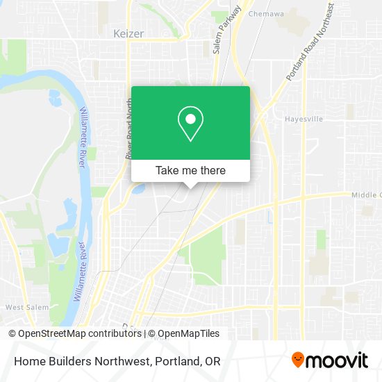 Home Builders Northwest map