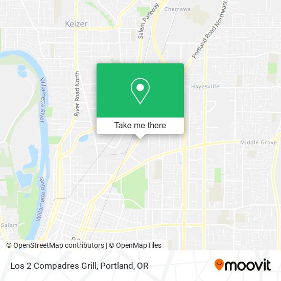 Los 2 Compadres Grill map