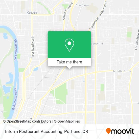 Inform Restaurant Accounting map