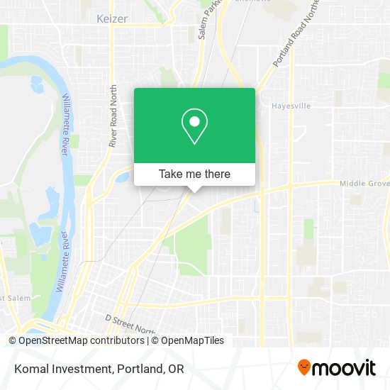Mapa de Komal Investment