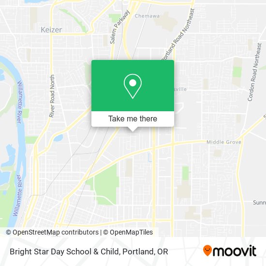 Bright Star Day School & Child map