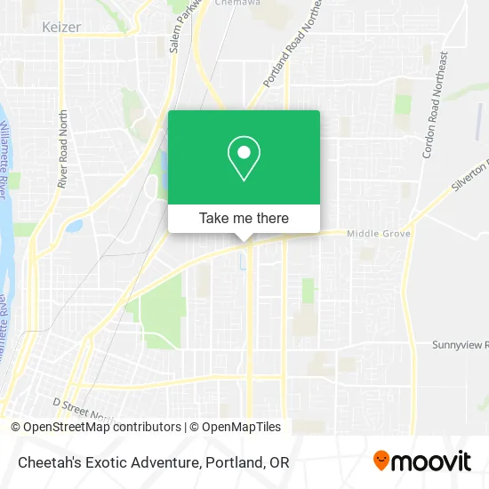 Cheetah's Exotic Adventure map