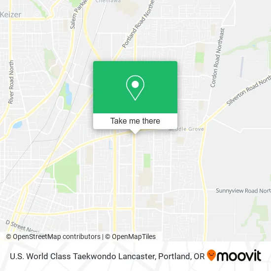 Mapa de U.S. World Class Taekwondo Lancaster