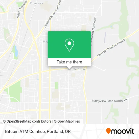 Mapa de Bitcoin ATM Coinhub