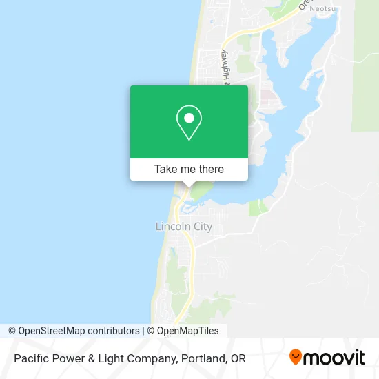 Pacific Power & Light Company map