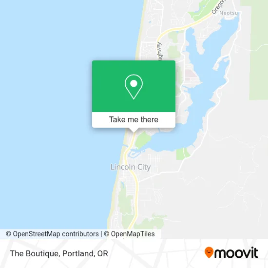 La Boutique map
