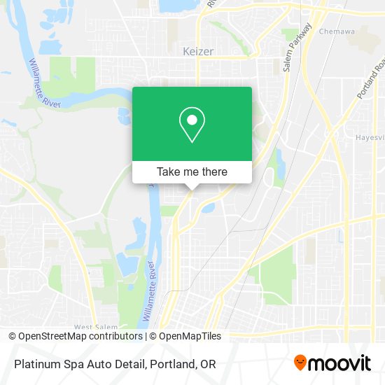 Platinum Spa Auto Detail map