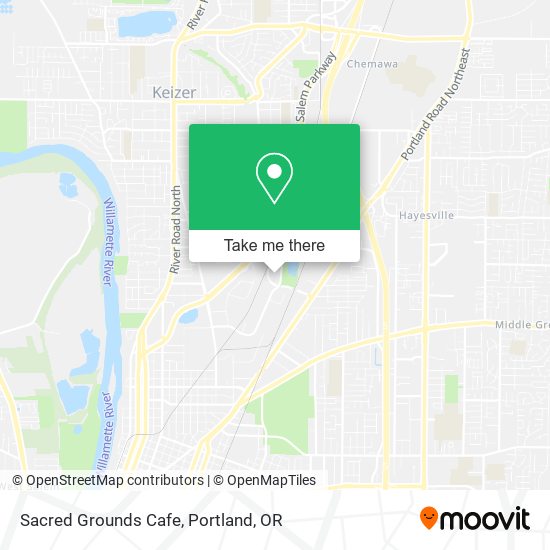Sacred Grounds Cafe map