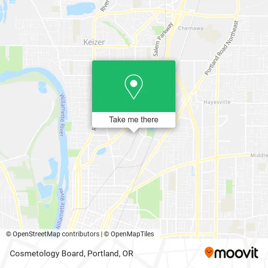 Cosmetology Board map