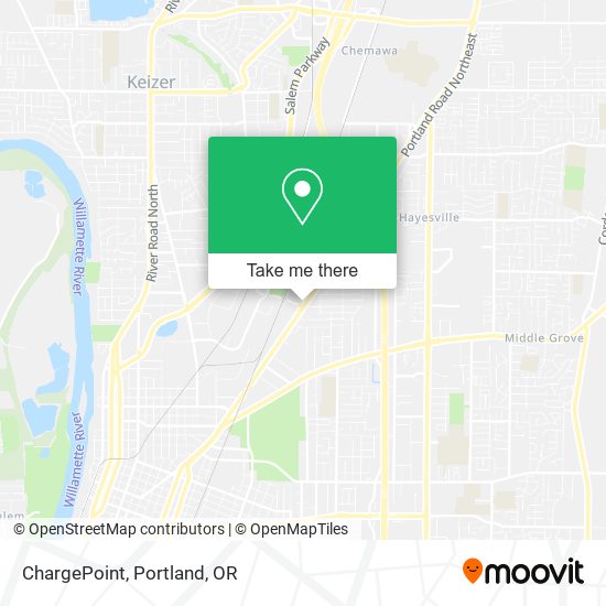 Mapa de ChargePoint