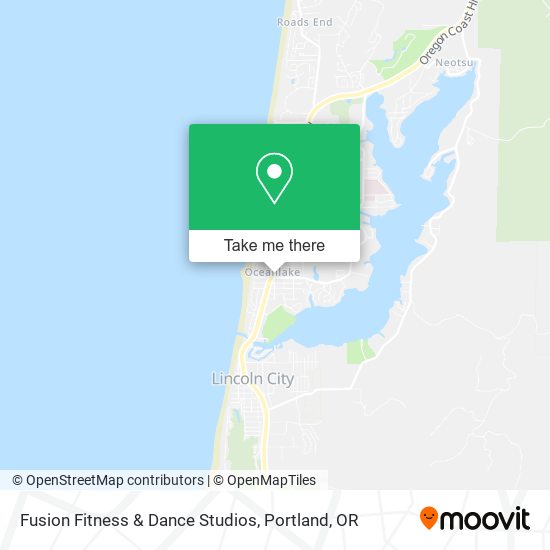 Mapa de Fusion Fitness & Dance Studios