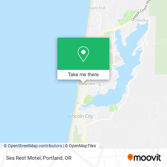 Sea Rest Motel map