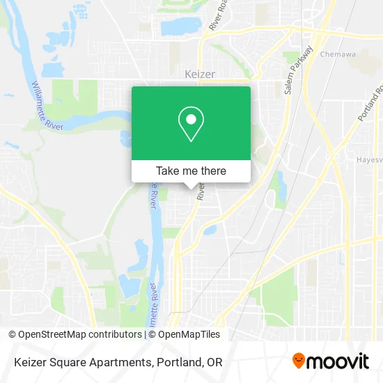 Keizer Square Apartments map