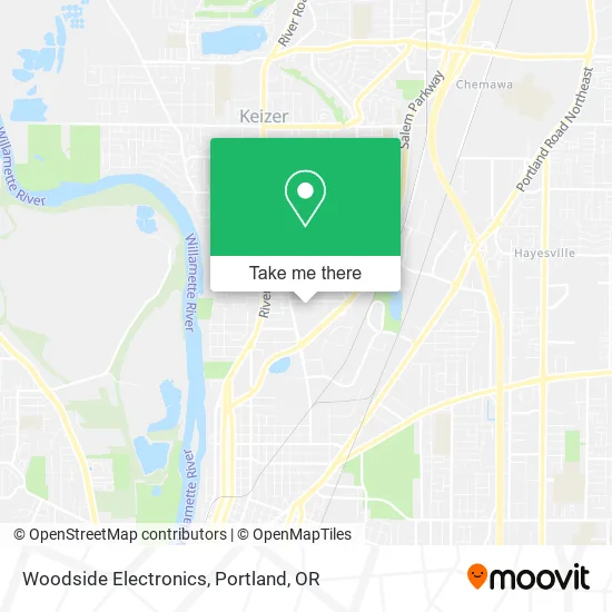 Woodside Electronics map