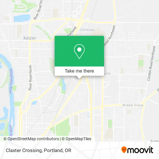 Claxter Crossing map