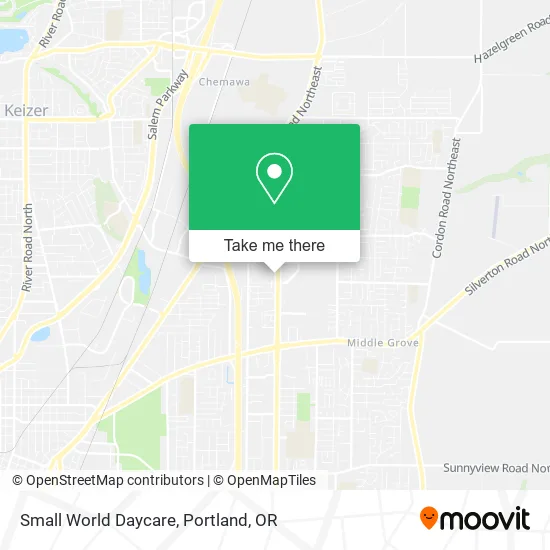 Small World Daycare map
