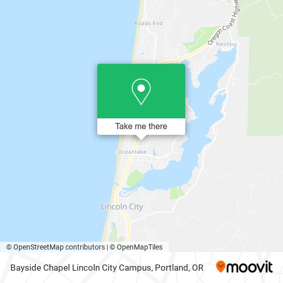 Mapa de Bayside Chapel Lincoln City Campus