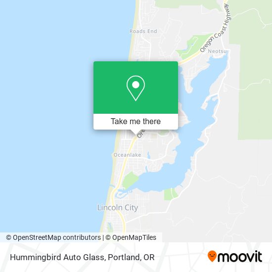Hummingbird Auto Glass map