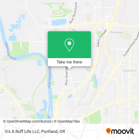 Mapa de It's A Ruff Life LLC