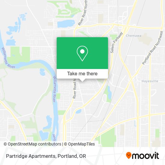 Mapa de Partridge Apartments