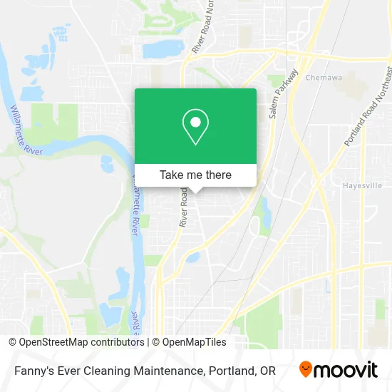 Fanny's Ever Cleaning Maintenance map