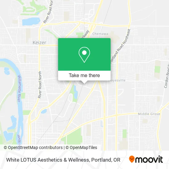 White LOTUS Aesthetics & Wellness map