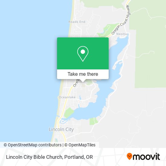 Lincoln City Bible Church map