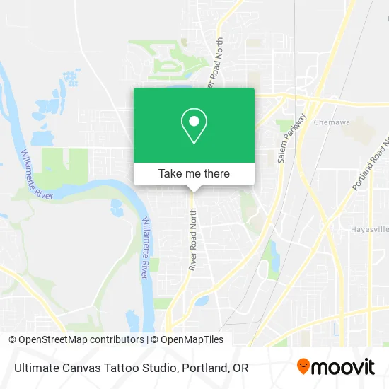 Ultimate Canvas Tattoo Studio map