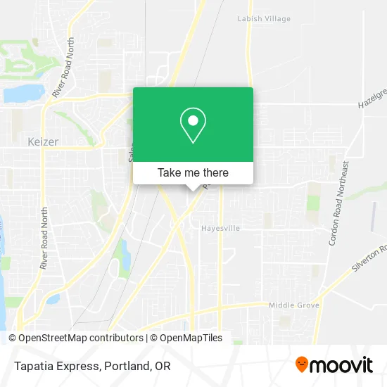 Tapatia Express map