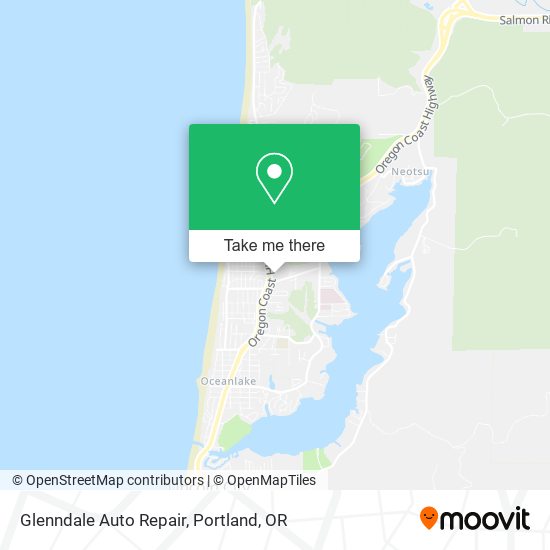 Glenndale Auto Repair map