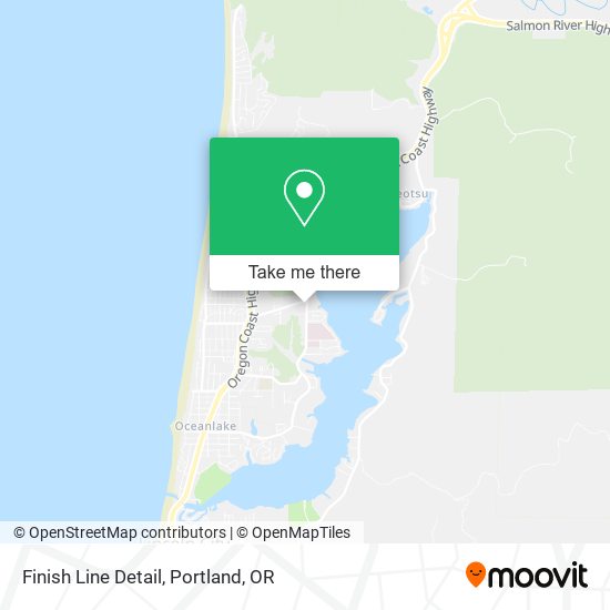 Mapa de Finish Line Detail