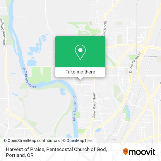 Harvest of Praise, Pentecostal Church of God map