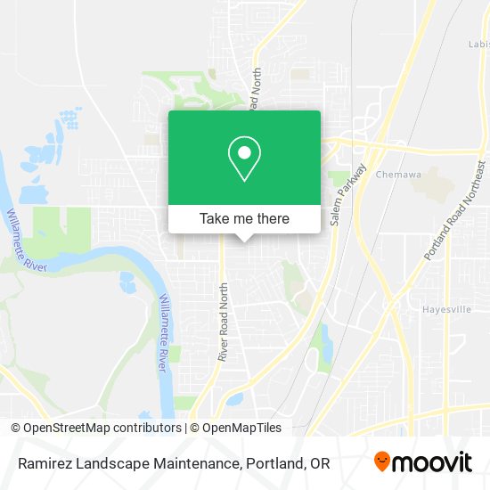 Ramirez Landscape Maintenance map