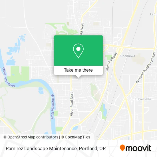 Ramirez Landscape Maintenance map