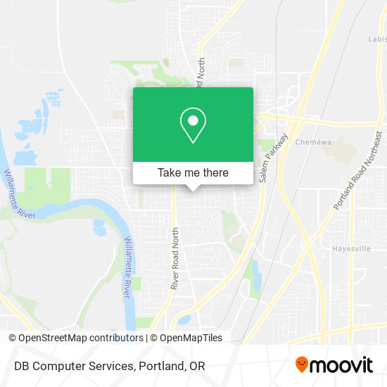 DB Computer Services map