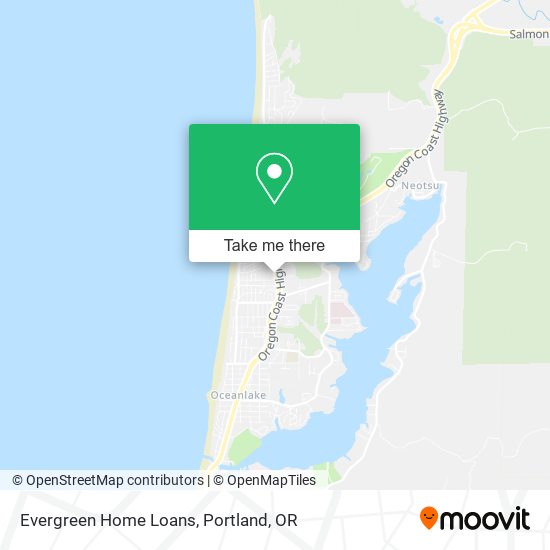 Evergreen Home Loans map