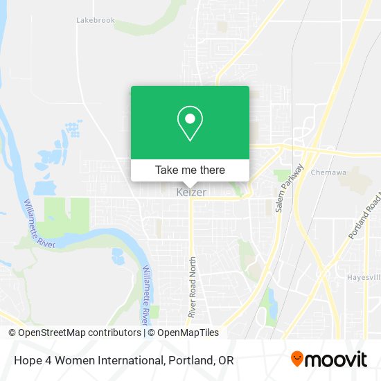 Hope 4 Women International map