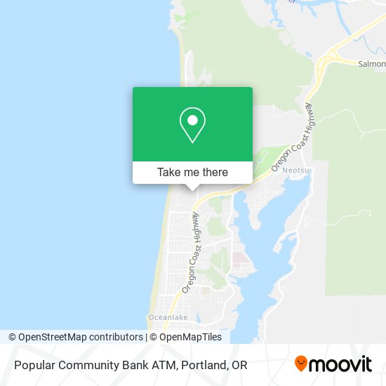 Popular Community Bank ATM map